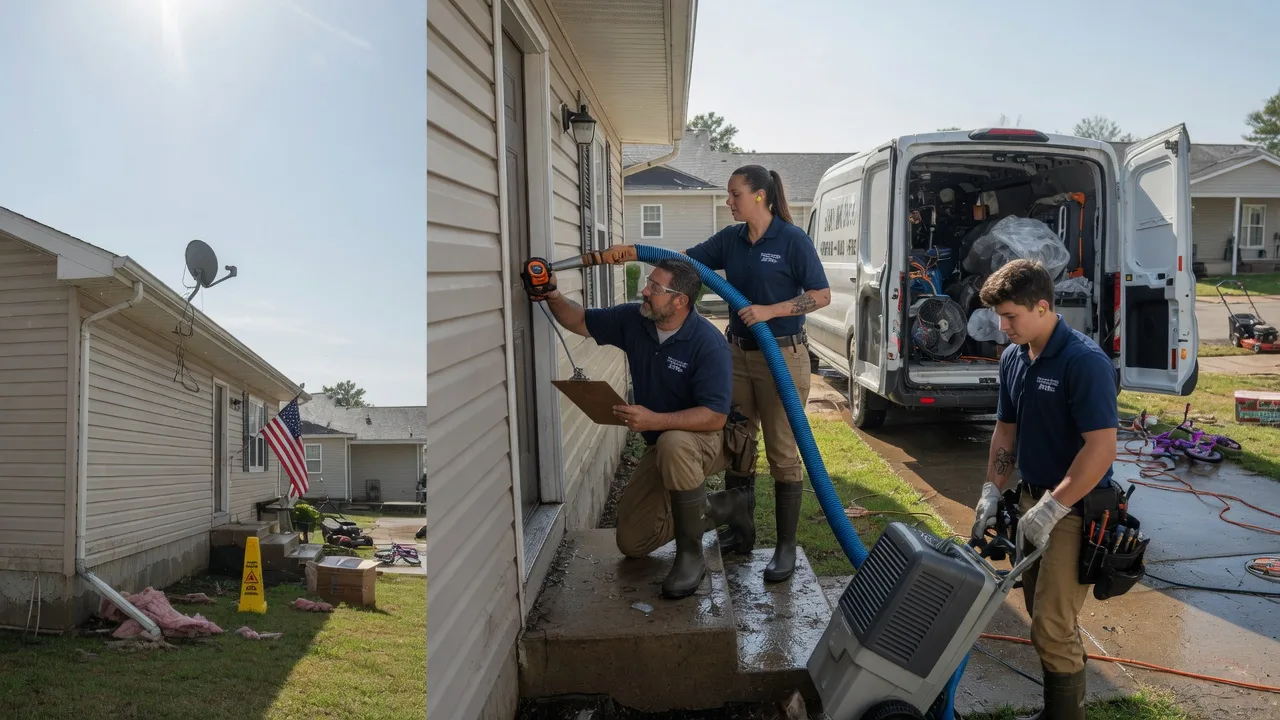 Ceiling Water Damage Restoration in Center Hill, FL near me